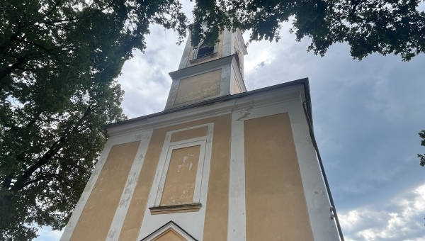 Rekonstrukce fasády a renovace oken Kostel Suchdol nad Lužnicí